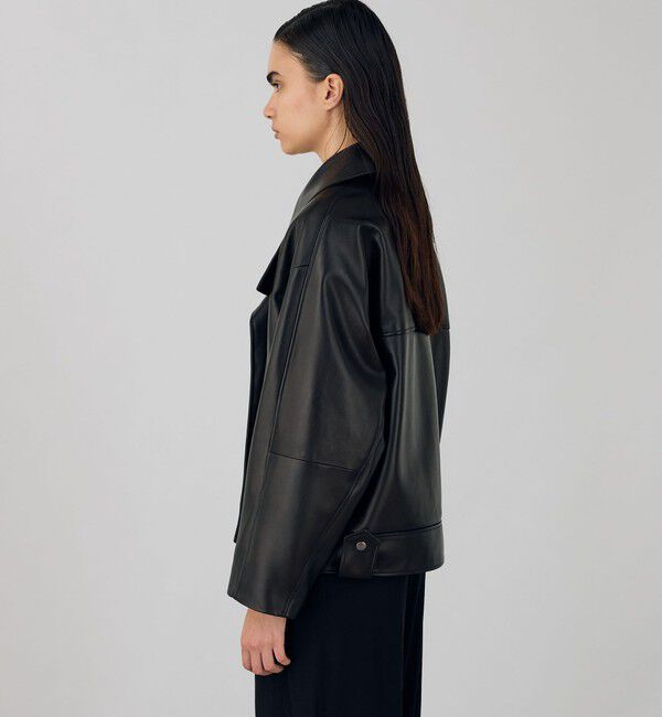 DES PRES「レザー ライダースブルゾン」|ライダースジャケット|