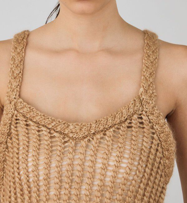 DES PRES「カシミヤシルクモヘヤメッシュ キャミソール」|キャミソール|