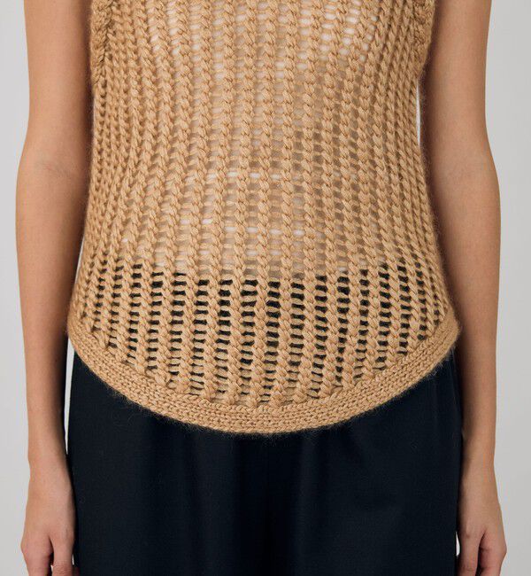 DES PRES「カシミヤシルクモヘヤメッシュ キャミソール」|キャミソール|