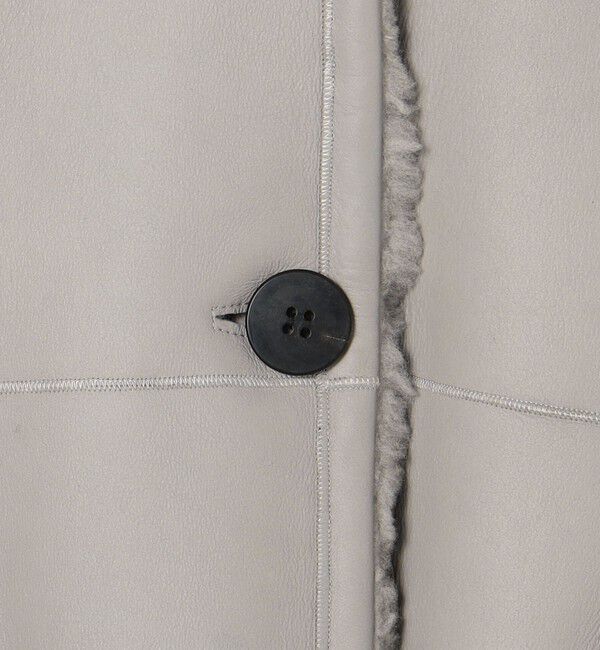 GALERIE VIE「セミカーリームートン フーデットコート」|その他|