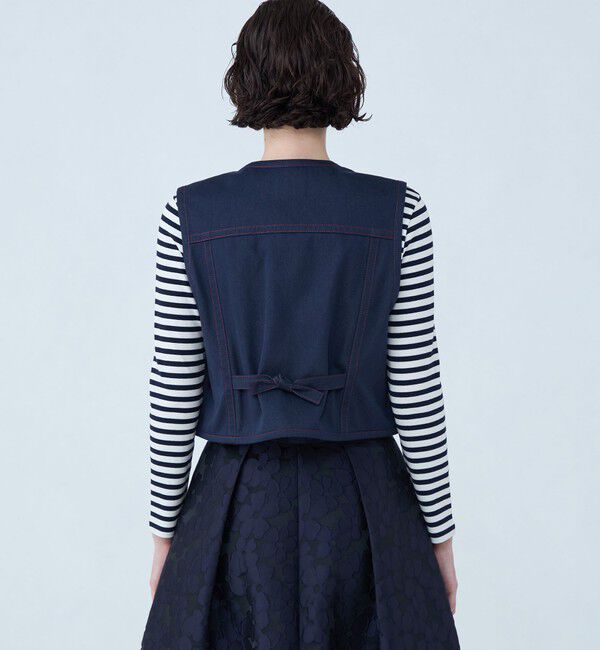 TOMORROWLAND collection「ソワデニム ショートジレ」|ベスト・ジレ|