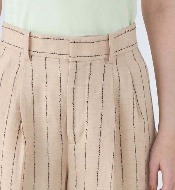 MACPHEE「ダブルカバーリネン タックワイドパンツ」|その他|