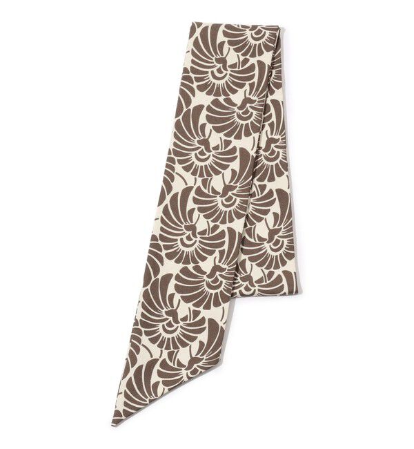 TOMORROWLAND GOODS「TOMORROWLAND シルク スカーフ」|バンダナ・スカーフ|48 ブラウン系