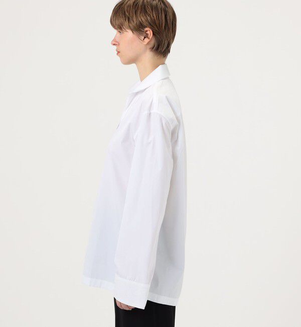 TOMORROWLAND BUYING WEAR「BOURRIENNE ARTISAN コットン オープンカラーシャツ」|シャツ・ブラウス|