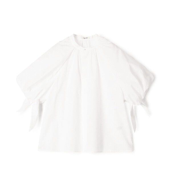 MACPHEE「コットンブロード ボリュームスリーブブラウス」|シャツ・ブラウス|11 ホワイト