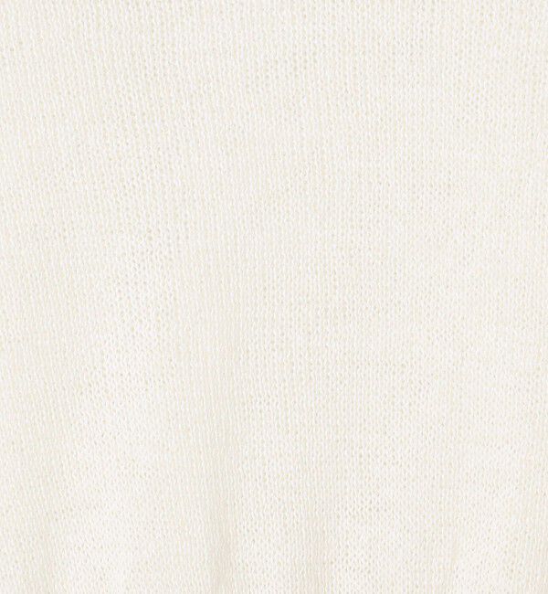 DES PRES「コットンシルクペーパーツイスト Vネックプルオーバー」|ニット・セーター|