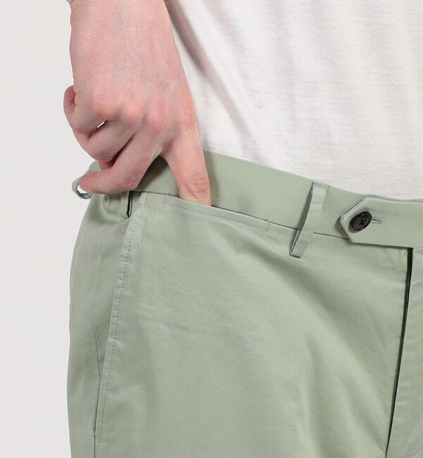 TOMORROWLAND MENS「アイスコットンチノ スリムパンツ」|チノ|