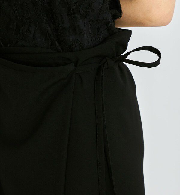 Edition「スパンギャバ ラップスカート」|スカート|