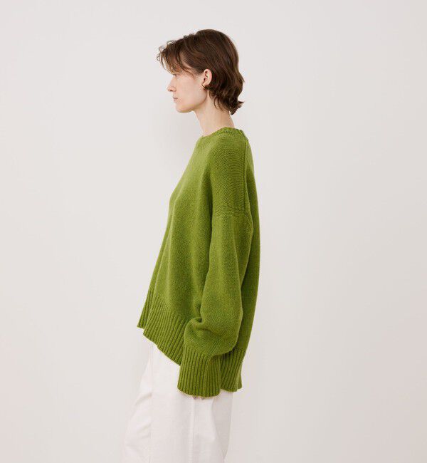 GALERIE VIE「ファインウール クルーネックプルオーバー」|ニット・セーター|