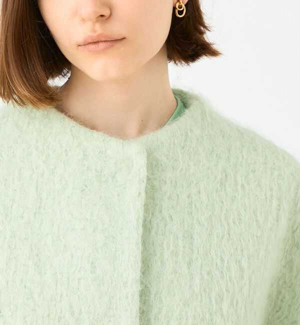 Ballsey「Phyllis ビルドミドルコート」|ノーカラーコート|