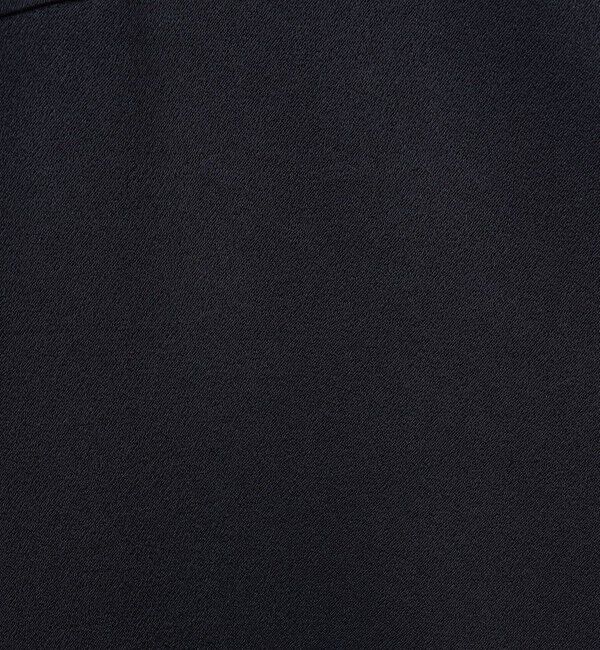 DES PRES「サテンジョーゼット オープンカラーブラウス」|シャツ・ブラウス|