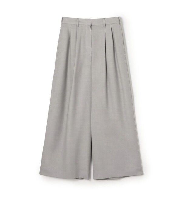 Ballsey「ライトカルゼ タックワイドパンツ」|その他|13 ライトグレー