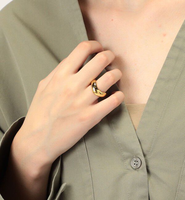 TOMORROWLAND GOODS「LIE STUDIO The Ivalo ゴールドリング」|リング|