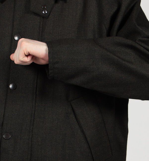 TOMORROWLAND MENS「【別注】Barbour TRASPORT ウールブルゾン DORMEIUL」|ブルゾン・スタジャン|