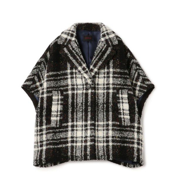 TOMORROWLAND collection「カラーネップチェック ジレクローク」|その他|18 ブラック系