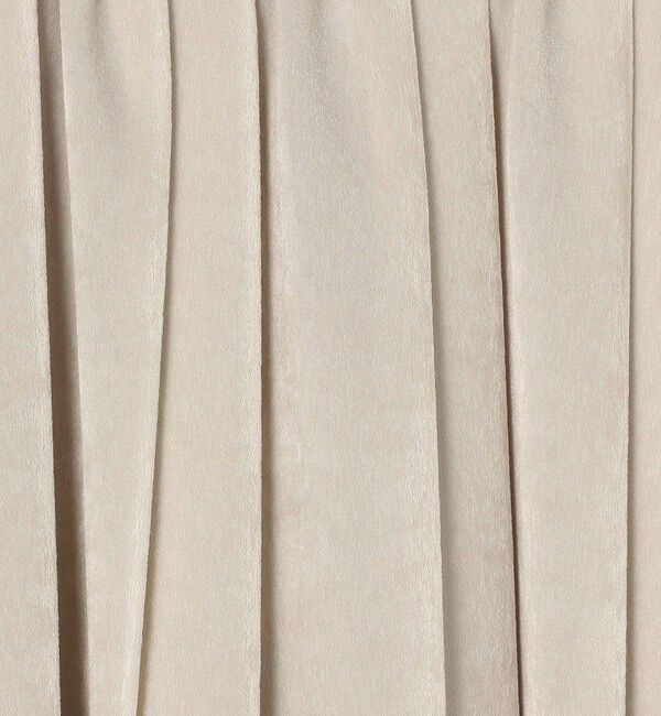 Ballsey「スエードサテン プリーツスカート」|スカート|