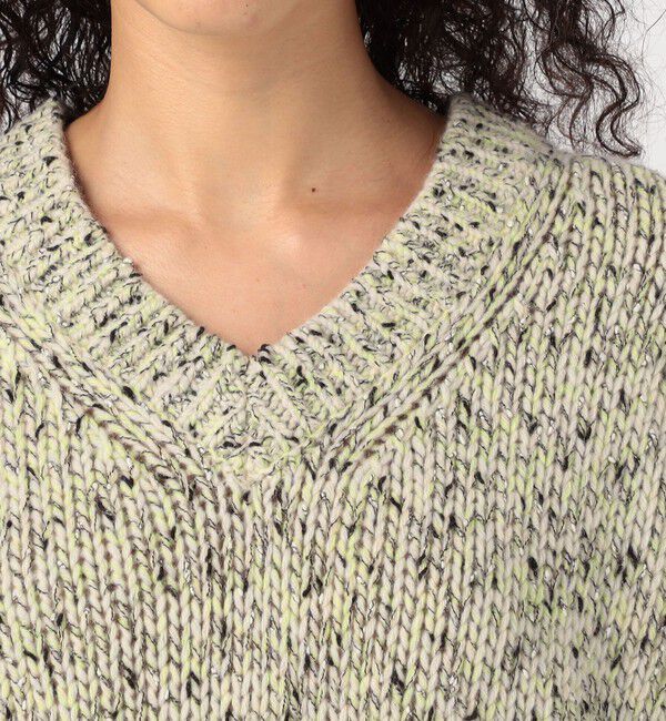 GALERIE VIE「セサミメランジ Vネックプルオーバー」|ニット・セーター|