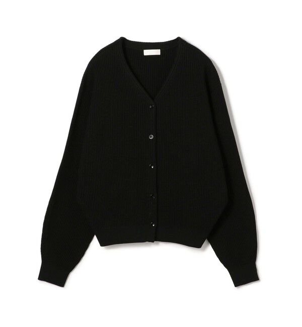 Ballsey「リンクスリブ Vネックカーディガン」|ニット・セーター|19 ブラック