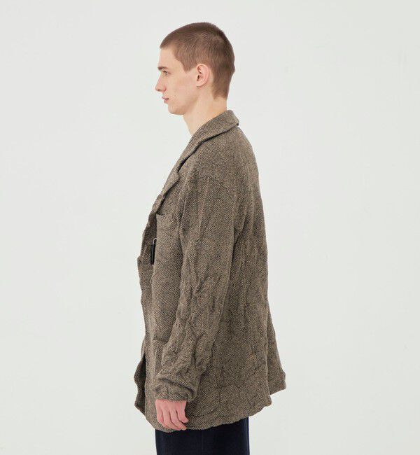 GALERIE VIE「リンクルニット ボタンレスジャケット」|テーラードジャケット|