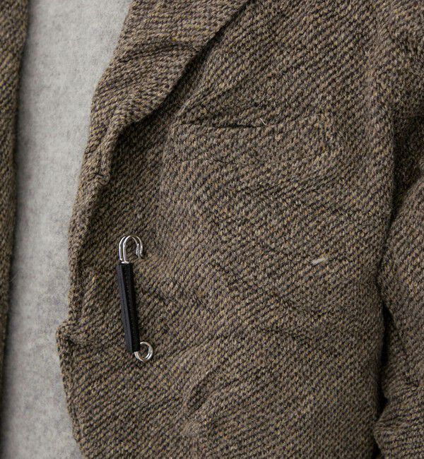 GALERIE VIE「リンクルニット ボタンレスジャケット」|テーラードジャケット|