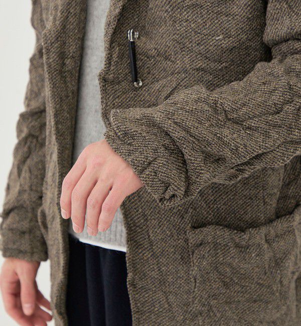 GALERIE VIE「リンクルニット ボタンレスジャケット」|テーラードジャケット|