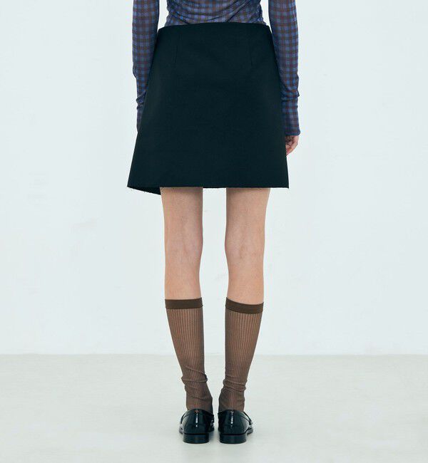 Edition「edition pourell モヘヤビンテージトロ ラップミニスカート」|スカート|