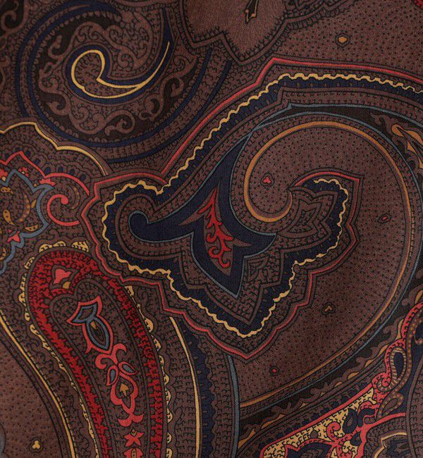 TOMORROWLAND MENS「コットン ペイズリープリント オープンカラー ロングスリーブシャツ」|シャツ・ブラウス|