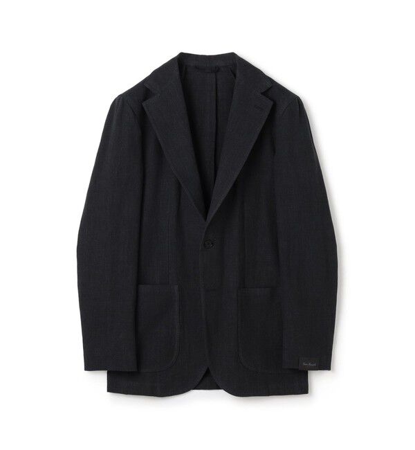 TOMORROWLAND BUYING WEAR「ERRICO FORMICOLA リネンコットン シングルブレステッド2Bジャケット」|テーラードジャケット|19 ブラック