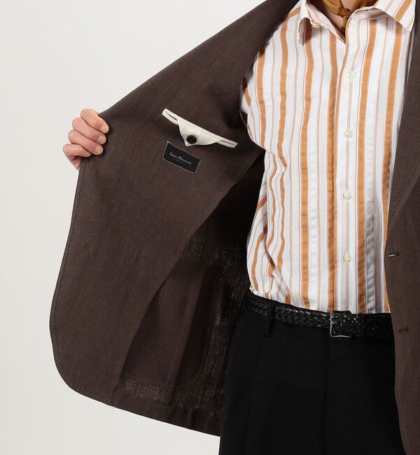 TOMORROWLAND BUYING WEAR「ERRICO FORMICOLA リネンコットン シングルブレステッド2Bジャケット」|テーラードジャケット|