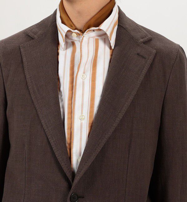 TOMORROWLAND BUYING WEAR「ERRICO FORMICOLA リネンコットン シングルブレステッド2Bジャケット」|テーラードジャケット|