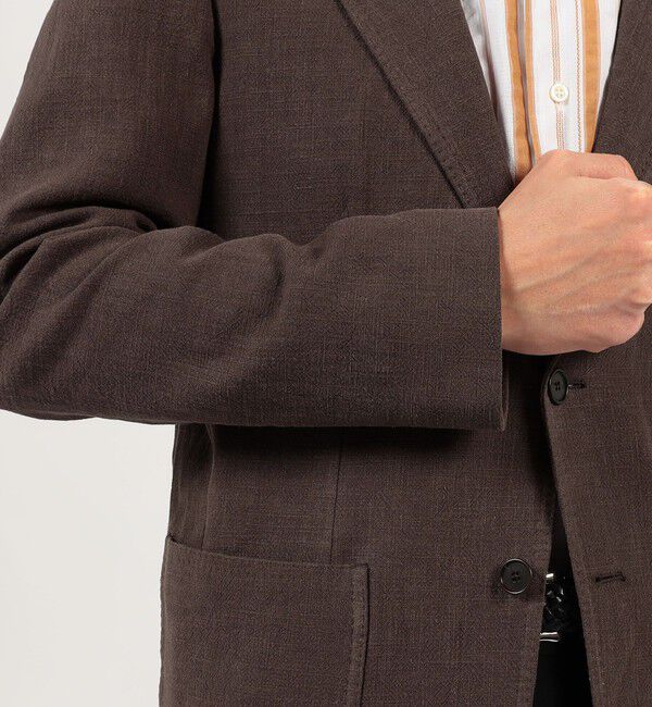 TOMORROWLAND BUYING WEAR「ERRICO FORMICOLA リネンコットン シングルブレステッド2Bジャケット」|テーラードジャケット|