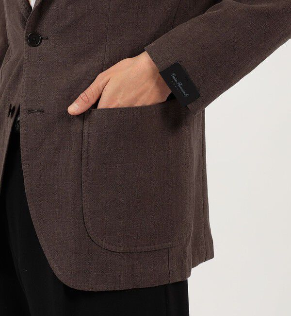 TOMORROWLAND BUYING WEAR「ERRICO FORMICOLA リネンコットン シングルブレステッド2Bジャケット」|テーラードジャケット|