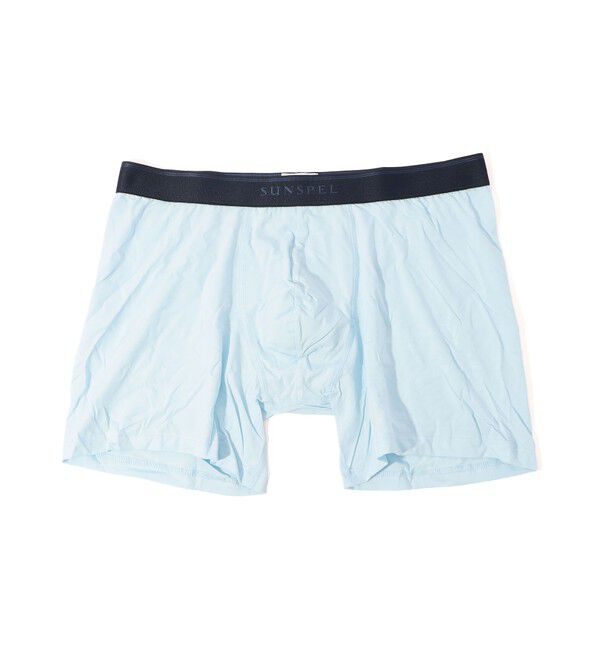 TOMORROWLAND BUYING WEAR「SUNSPEL コットンストレッチ トランクス」|インナー|63 Light Blue