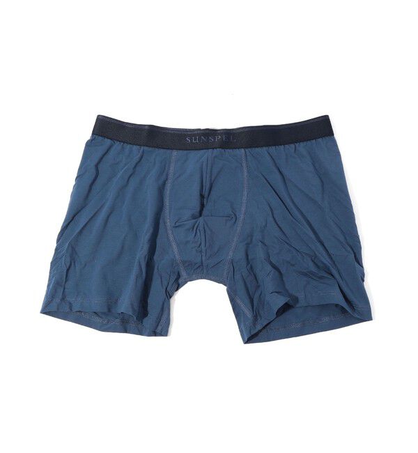 TOMORROWLAND BUYING WEAR「SUNSPEL コットンストレッチ トランクス」|インナー|67 Atlantic Blue