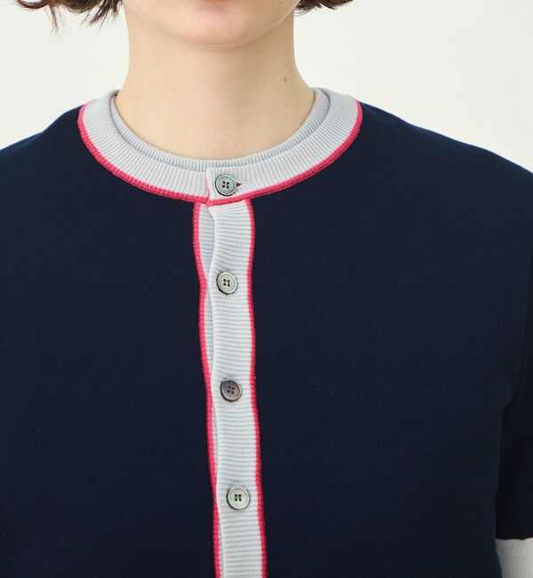 MACPHEE「ドライコットン ハーススリーブカーディガン」|カーディガン|