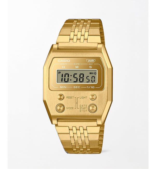 HIROB「Web限定 CASIO PREMIUM A1100GV-9JF」|腕時計|ゴールド
