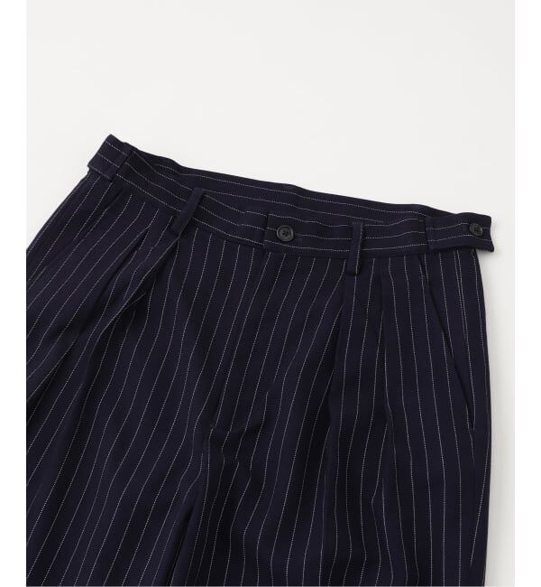 JOINT WORKS「ワイドタック ストライプ トラウザーズ / Wide Tuck Stripe Trousers」|スラックス|