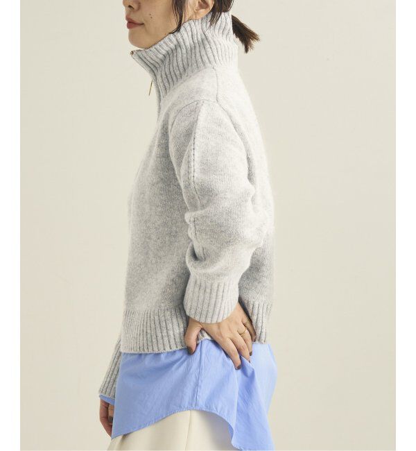 Plage「pooginook zip up ニット」|ニット・セーター|