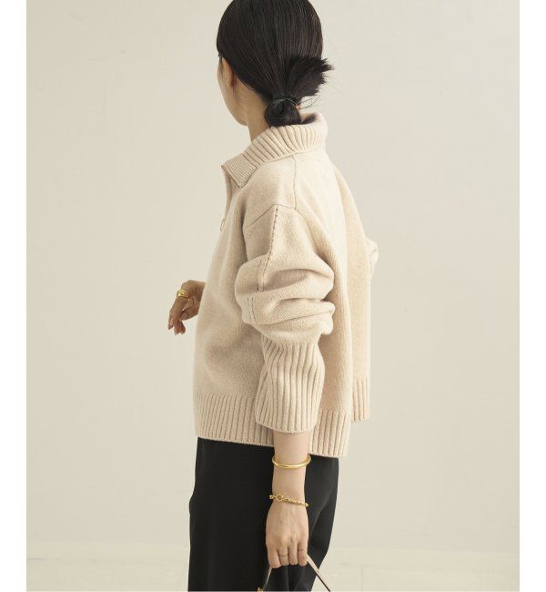 Plage「pooginook zip up ニット」|ニット・セーター|