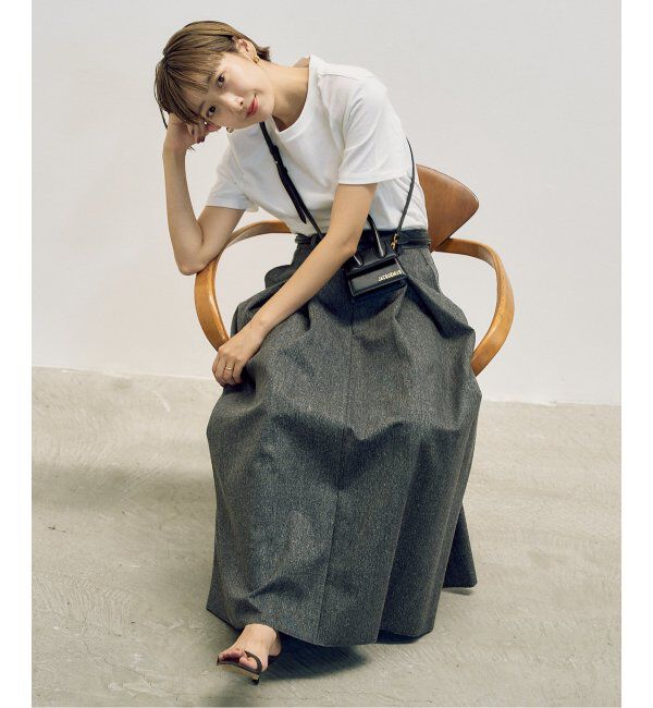 Plage「《追加》R'IAM TWEEDボンディング スカート」|スカート|