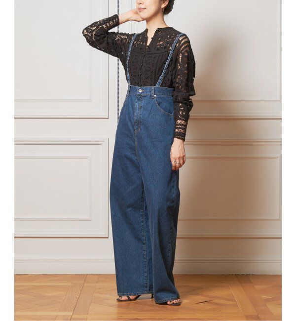 IENA LA BOUCLE「《追加》IENA LA BOUCLE ハイエストウエストデニムパンツ2」|デニム|