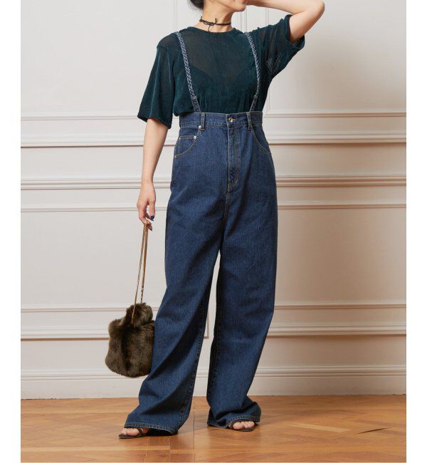 IENA LA BOUCLE「《追加》IENA LA BOUCLE ハイエストウエストデニムパンツ2」|デニム|