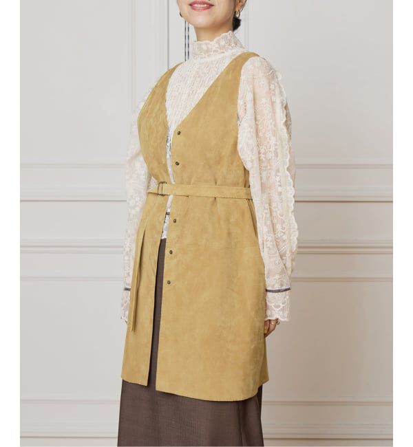 IENA LA BOUCLE「IENA LA BOUCLE レザー2WAY ベスト」|ベスト・ジレ|