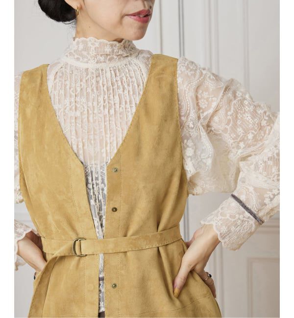 IENA LA BOUCLE「IENA LA BOUCLE レザー2WAY ベスト」|ベスト・ジレ|