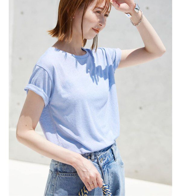 SLOBE IENA「《追加》スラブ5分袖TEE」|Tシャツ・カットソー|