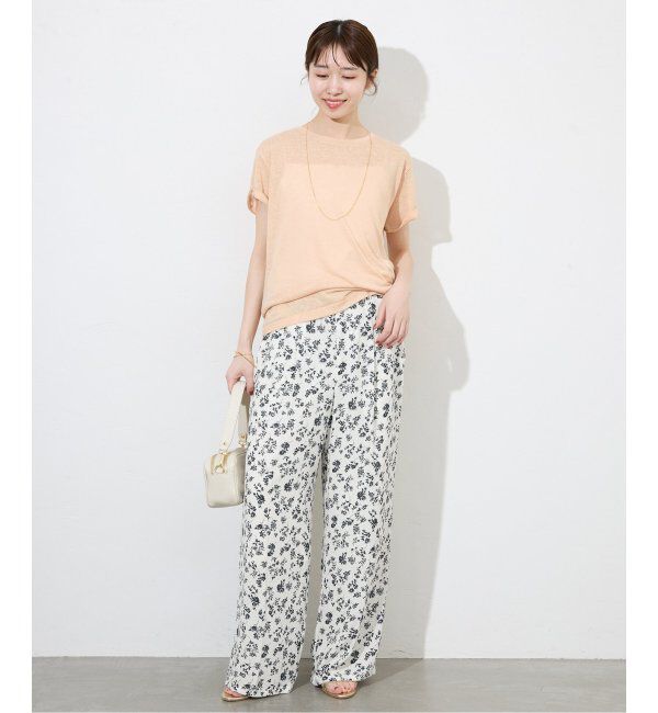 SLOBE IENA「《追加》スラブ5分袖TEE」|Tシャツ・カットソー|