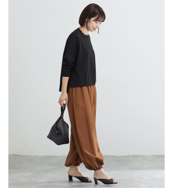 IENA「ウォッシャブル シアーニットプルオーバー」|ニット・セーター|