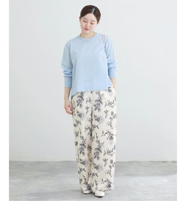 IENA「ウォッシャブル シアーニットプルオーバー」|ニット・セーター|