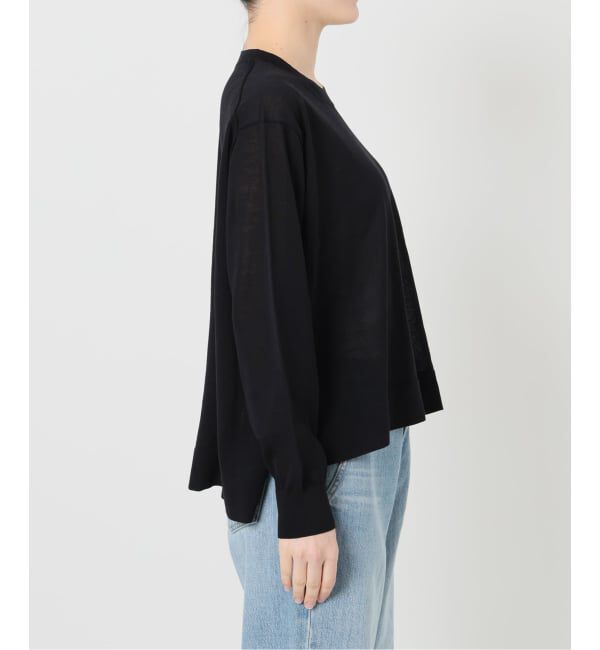 IENA「ウォッシャブル シアーニットプルオーバー」|ニット・セーター|