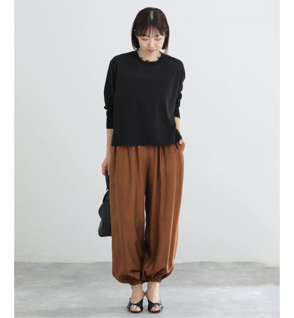 IENA「ウォッシャブル シアーニットプルオーバー」|ニット・セーター|